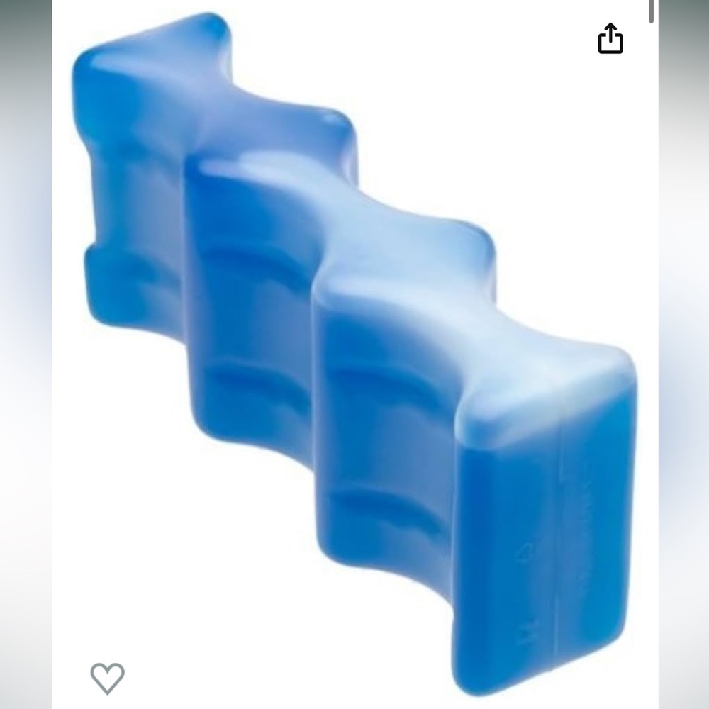 Cryopak Ice Pak Freezer Reusable Cooler Ice Pack Plastic Rigid Drink Holder